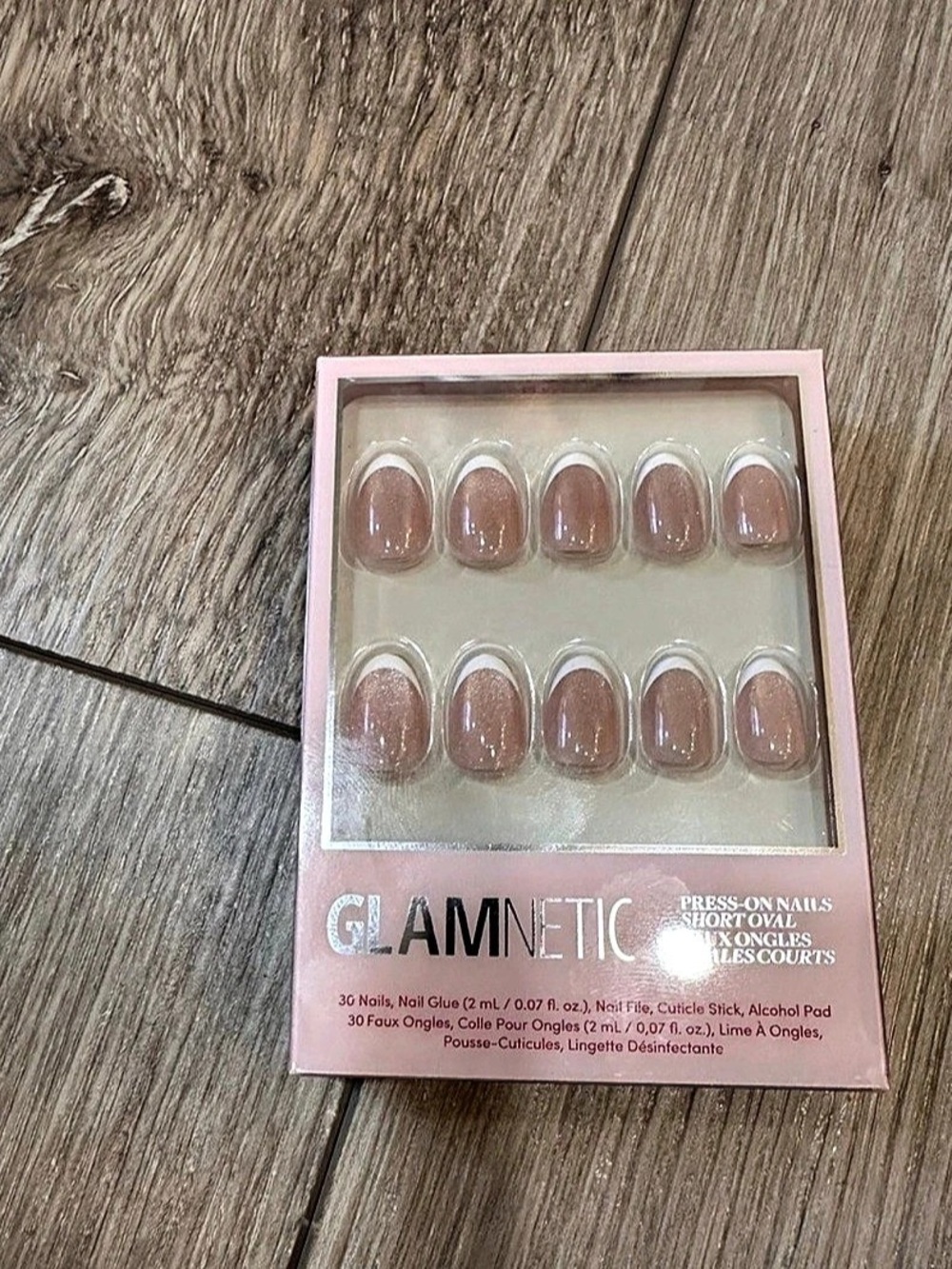 GLAMNETIC Pearlfect Press-On Nails Pink